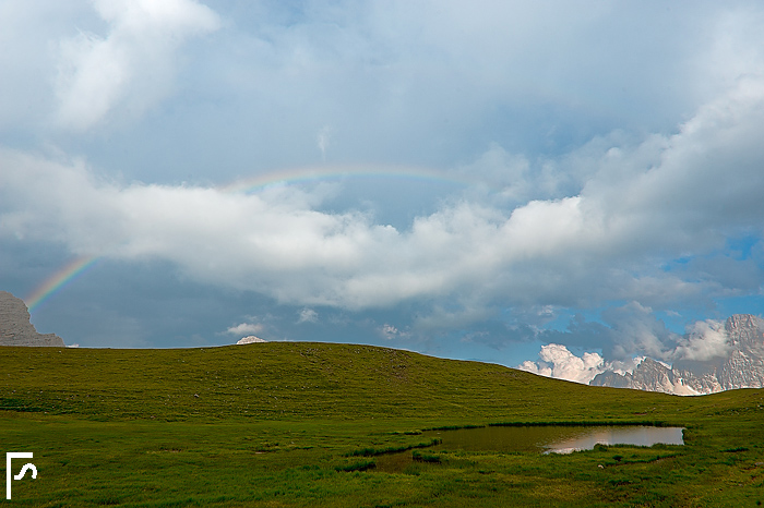 Rainbow over Mondeval